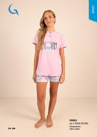 PIGIAMA RAGAZZA M/M Z45024 Tellini S.r.l. Ingrosso Abbigliamento